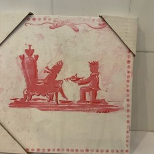 NWT PRINCESS AND PRINCE WALL HANGING